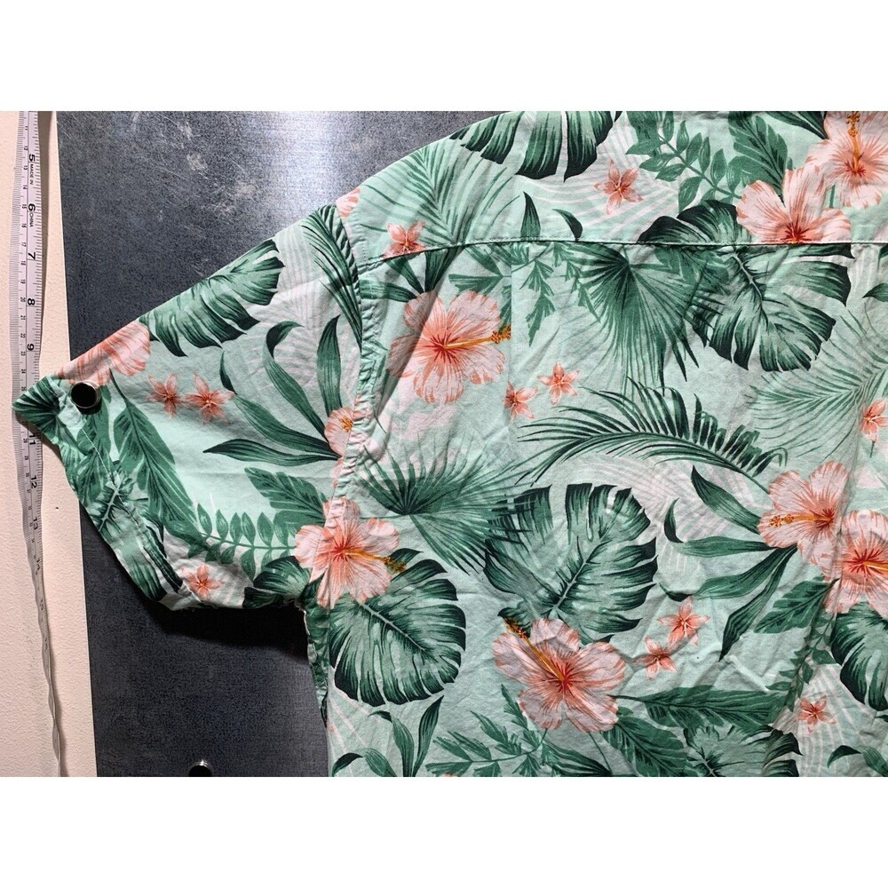 Hawaiian Hibiscus Beach Shirt Gentlemen’s Outfitters 100% Cotton Button Up M - Picture 12 of 14